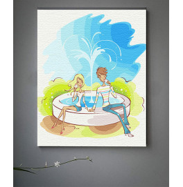 Картина по номерам с лаком ArtCraft "Чувства. Жара" 30*38 см