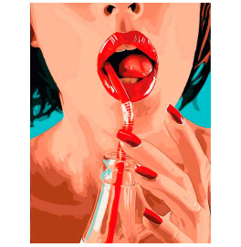 Авторская картина по номерам "Жажда" 40*50 см 10110-AC Авторская картина по номерам "Жажда" 40*50 см 10110-AC