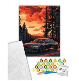 Картина за номерами Art Craft "Комфортна поїздка" 40*50 см 12513-AC Картина за номерами Art Craft "Комфортна поїздка" 40*50 см 12513-AC