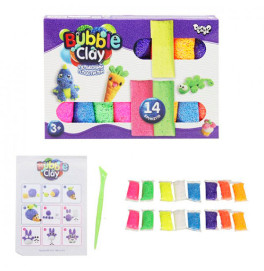 Шариковый Пластилин Danko Toys "Bubble Clay" 14 цветов