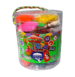 Тесто для лепки Danko Toys "Master Do" 12 цветов