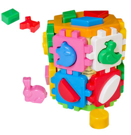 Игрушка куб ТехноК "Умный малыш Конструктор" развивающий 2001