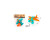 Конструктор з викруткою літак YC426-F/C/J_Ocean-Orange
