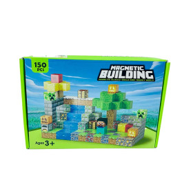 Магнітний конструктор 'Magnetic Building', 150 кубиків (1кубик 2 см) K059 K059