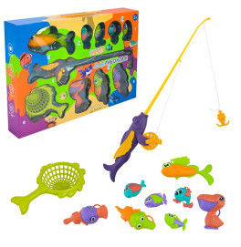 Игра Рыбалка для детей удочка 8 рыбок и сачок PL-725-40 Игра Рыбалка для детей удочка 8 рыбок и сачок PL-725-40