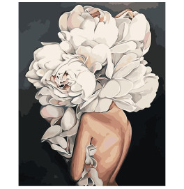 Картина по номерам Stateg "Девушка-цветок" 40х50 см VA-1012 Картина по номерам Stateg "Девушка-цветок" 40х50 см VA-1012