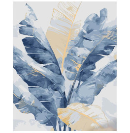 Картина по номерам Stateg Синие листья 40х50 см GS1427 Картина по номерам Stateg Синие листья 40х50 см GS1427