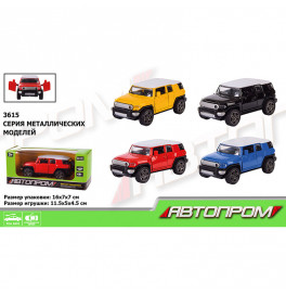 Машина металл. "АВТОПРОМ",1:32,4 цвета,откр.двери,в кор.16*7*7см 3615