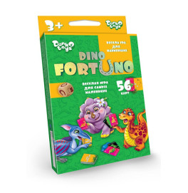 Развивающая настольная игра для самых маленьких "Dino Fortuno" на русском.