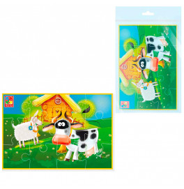 Мягкие пазлы Vladi Toys А5 Малыш сможет "Ферма" фомовые VT1103-97