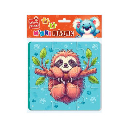 Гра розвиваюча Vladi Toys м'які пазли "Лінивець та коала" VT1102-40 VT1102-40