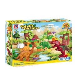 Конструктор "Динозаври" великі деталі 40 деталей 188-37