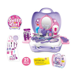 Ігровий набір салон краси у валізі з аксесуарами 8231