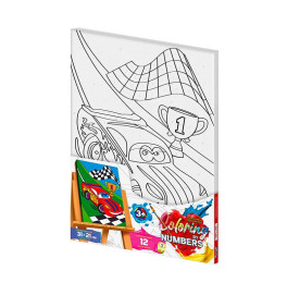 Картина по номерам "Coloring by numbers" Danko Toys Sport car 31см*21см