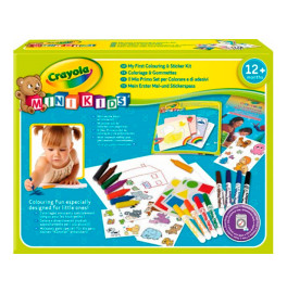 Крайола-МініКідс.Набір д/малювання з наклейками,1+ 10570