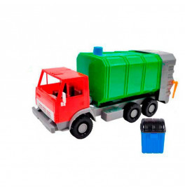 Машинка Мусоровоз Орион Х1 "Камаз" пластиковая 405_Red-Green