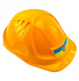 Игрушка бамсик "Каска" пластиковая 117_Orange