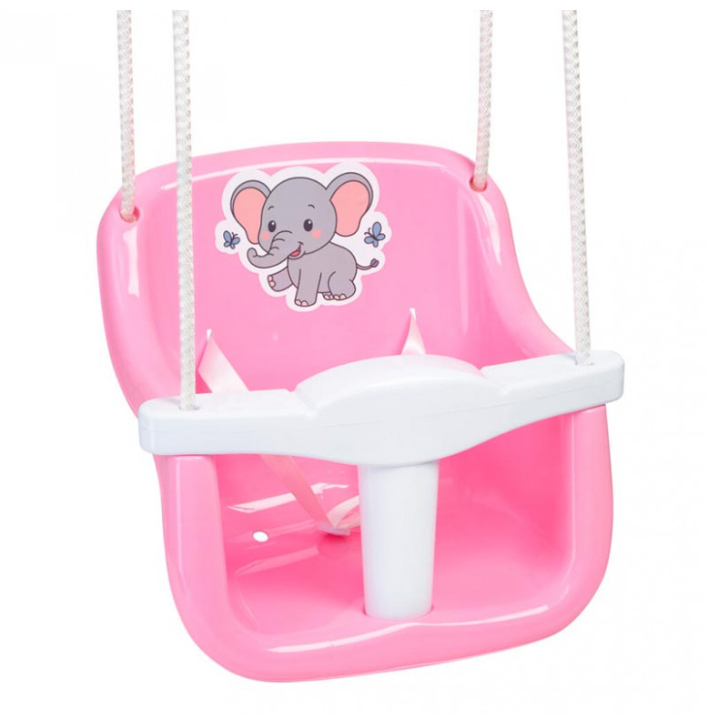 Качели Бамсик Веселый малыш № 7 7007_Pink