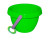 Ведро "Кувшинки" 1081_Green