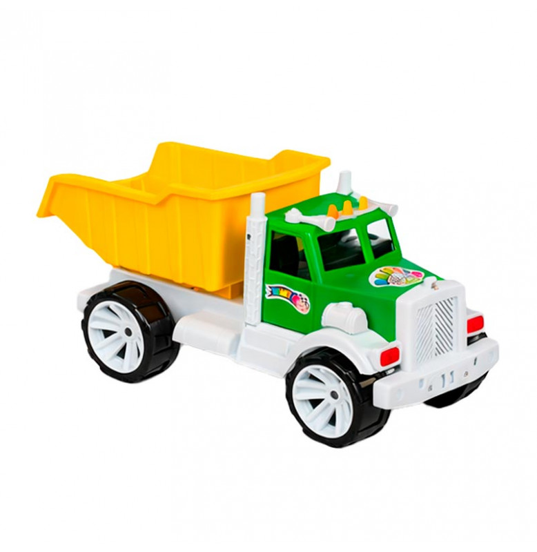 Машина Бамсик самосвал 3688_Green-Yellow