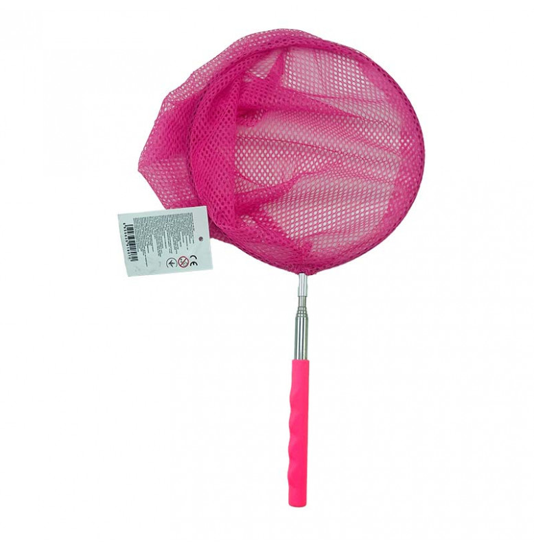 Сачок для бабочек, телескоп, 5 цвет., 85см SA-1807_Pink