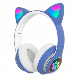 Наушники CAT с ушками Y08M_Blue