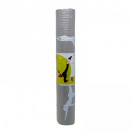Коврик для йоги/фитнеса PVC 4мм 173*61 см BT-SG-0018_Gray