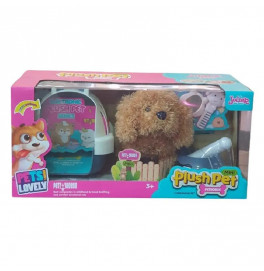 Мягкая игрушка собачка с музыкой LK002B/C_Dog, Light Brown