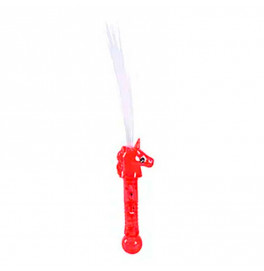 Игрушка со светом единорог 40 см на батарейках C28407_Red