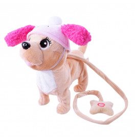 Интерактивная игрушка Собака музыкальная мягкая C2201_Pink