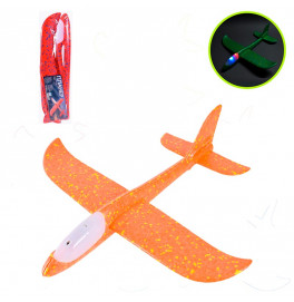 Запускалка самолет со светом C28002_Orange