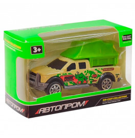 Машинка Автопром 1:64 металлическая 7624A_Green-Yellow