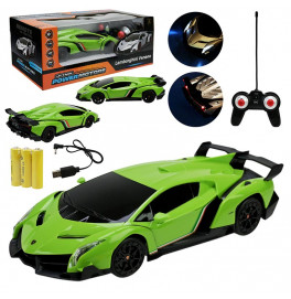 Машина "Powermotors" Lamborghini Veneno 1:24 на радиоуправлении PM2410 GREEN Машина "Powermotors" Lamborghini Veneno 1:24 на радиоуправлении PM2410 GREEN