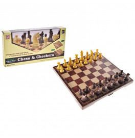 Шахматы магнитные 2в1 в коробке QX2880-S р.32*16*4см QX2880-S