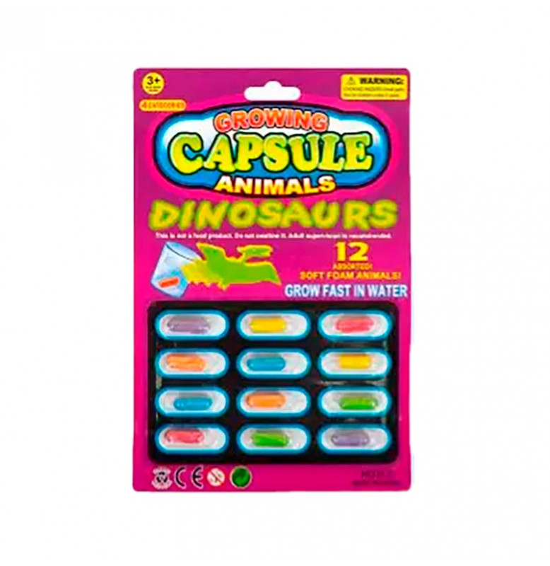 Динозавр-ростышка в капсуле H-1_Dinosaur