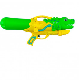 Водяной пистолет "Крокодил" помповый M222EY_Green-Yellow-Green