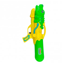 Водяной пистолет "Крокодил" помповый M222EY_Green-Yellow-Green