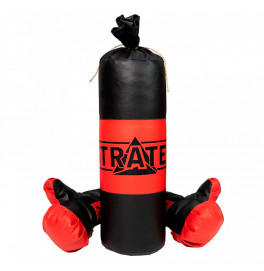 Боксерский набор красно-черный маленький NEW Strateg 2074