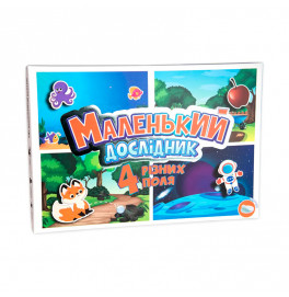 Настольная игра Маленький исследователь развлекательная на украинском языке Strateg (30294) 30294