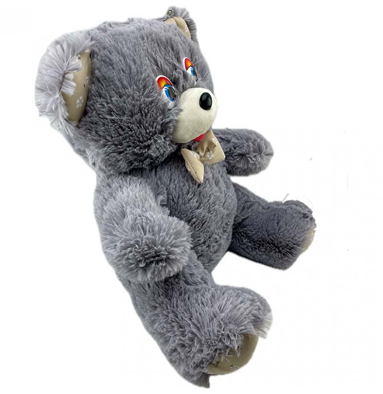 Мягкая игрушка Медведь Санта 0149_Gray