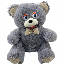 Мягкая игрушка Медведь Санта 0149_Gray