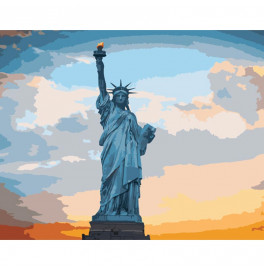 Картина по номерам Stateg Statue of Liberty в Нью-Йорке 40х50 см GS832