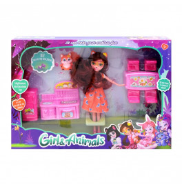 Кукла Enchantimals Энчантималс Лисичка Фелисити Энчантималс TM331-3D/4D
