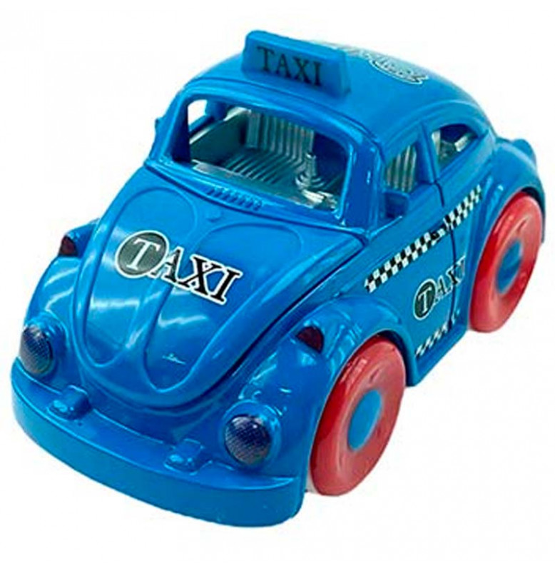 Машина "TAXI" металлическая, инерционная, .9*5*5см 783 117_Blue