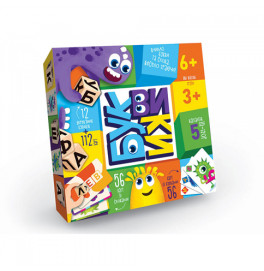 Настольная игра Danko toys Буквы G-BU-01U