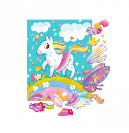 Игровой набор Dodo Однорожка со стикерами 300860
