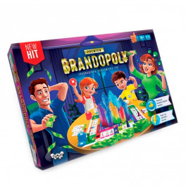 Настольная игра Danko Toys "Брендополия Premium" развлекательная G-BrP-01-01U