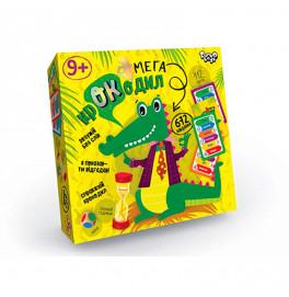 Настольная игра Danko Toys викторина "Мега-крокодил" для детей CROC-03-01U