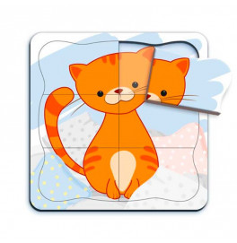 Пазл-рамка Vladi Toys Котенок 6 элементов VT2903-05
