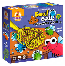 Настольная игра Vladi Toys "Бац! Бац! Бешеные мухи" развлекательная VT8055-37